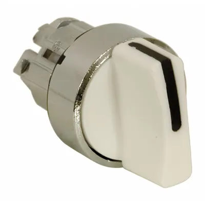 SCHNEIDER Short-Handled Selector Switch: 22 mm Panel Mount Size, 2 Positions - Selector-Switch Operators