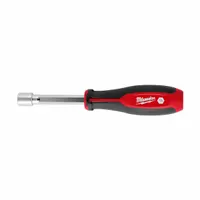 MILWAUKEE Nut Driver: Straight, HollowCore™, SAE, Without Magnetized Tip, Std, Hollow Hex Nut Driver (MPN 48-22-2454)