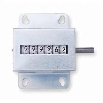 ENM Mechanical Counter: Top Coming (TC)/Top Going (TC), Top Coming (TC), Base Mounting - Mounted Mechanical Counters