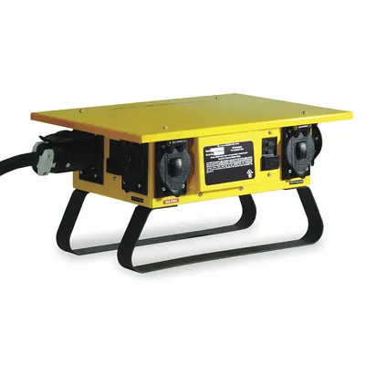 HUBBELL WIRING DEVICE-KELLEMS Power Distribution Box: Single Phase, 125/250V AC, CS6375 - Power Distribution Boxes