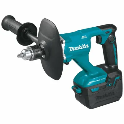 MAKITA Mud Mixer: 18V DC, 1/2 in Keyed, 2 Speed, 1,300 RPM, 2 Position - Makita Cordless Mud Mixers