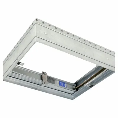 Dayton Ceiling Radiation Damper: Steel, Galvanized, 165 Degree Fusible Link - Ceiling Radiation Dampers for Bathroom Exhaust Fans