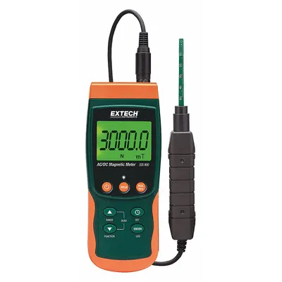 EXTECH Magnetic Meter: 60 Hz Max Freq Measurement, 50 Hz Min Freq Measurement - Magnetic Field Meters