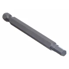 This 5-pack of APEX hex impact bits features a 3/16-inch hex head size and is impact rated for use with impact drivers. The bits have a standard length and are designed for driving fasteners in assembly, construction, and maintenance tasks requiring high torque.