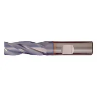 CLEVELAND Corner Radius End Mill: Carbide, TiAlN Coated, 3 Flute, 15/32" Mill Dia, 1-1/4" LOC (MPN C80388)