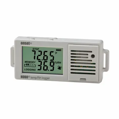 HOBO UX100-003 Temperature Data Logger, -4°F to 158°F, USB Interface - Temperature & Humidity Data Loggers