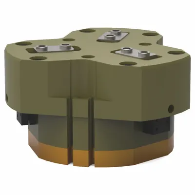 ROBOHAND Parallel Jaw Gripper: 13 mm Stroke Lg, 29 psi to 100 psi, 100 psi Max Op Pressure - Three-Finger Parallel Grippers