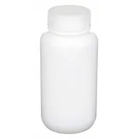 APPROVED VENDOR Sampling Bottle: HDPE, 125 mL, 4 fl oz, Closure Included, Colorless, 38-415 mm