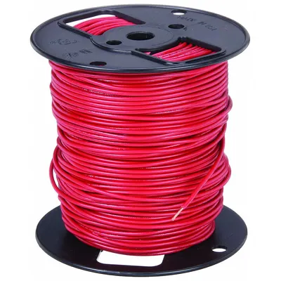 SOUTHWIRE Machine Tool Wire, 12 AWG, Red, 500 ft, 600 V, UL 1019 - Machine Tool Wires