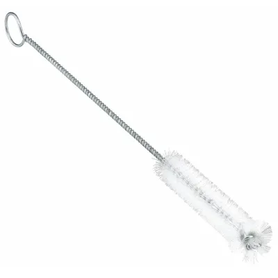 TANIS Radial End Brush: 9 in Overall Lg, Nylon, Natural, 3 1/2 in Brush Head Lg - Lab Brushes