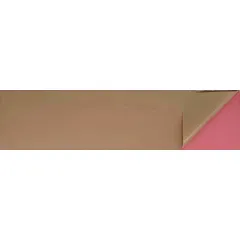 This vinyl shim stock sheet is ungraded and plain, measuring 20 inches in length and 5 inches in width with a thickness of 0.015 inches. It is pink in color and features tolerances of +/-0.0625 inches on width and length, and +/-5% on thickness. Used for gap filling, alignment, and spacing in industrial machinery and equipment where non-metallic, corrosion-resistant shimming is required.