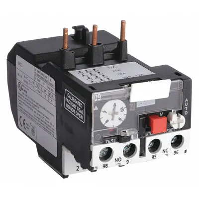 Dayton Overload Relay: Thermal Protection, 3 Poles, 1NO/1NC, Phase Loss Sensitivity - IEC Thermal Overload Relays
