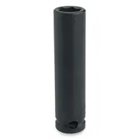 PROTO Impact Socket: 3/8 in Drive Size, SAE, 1/4 in Socket Size, 6-Point, Deep, 2 in Overall Lg (MPN J7708HT)