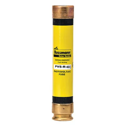BUSSMANN Solar Fuse: PVS-R Series, Fast-Acting, 40 A - Fast-Acting Cylindrical Fuses