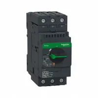 SCHNEIDER Manual Starter: Non-Reversing, 3 Poles, 32 A, Thermal Protection, Selector Switch (MPN GV3P32)