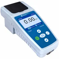 This turbidity meter measures water clarity from 0 to 1000 NTU with accuracy of ≤ +/-2% of reading plus stray light. It offers selectable resolution of 1 NTU, 0.1 NTU, or 0.01 NTU and includes a rechargeable lithium battery. Suitable for field or laboratory use in water quality testing