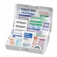 FIRST AID ONLY First Aid Kit and Housing: Vehicle, 10 People Served, 40 Components, Plastic (MPN FAO-320/LAB)