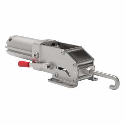 DE-STA-CO 8051-H J-Hook Air-Powered Latch Toggle Clamp - J-Hook Air-Powered Latch Toggle Clamps