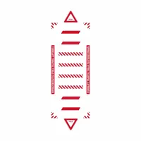 Floor Sign: Polypropylene/Vinyl, Adhesive Sign Mounting, 0.027 in Thick, Red, Anti-Slip Surface (MPN WFK30)