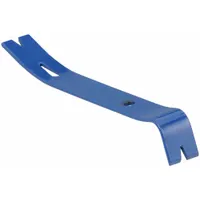 Flat Pry Bar: Double Claw End, 8 in Overall Lg, 3/4 in Bar Wd, 1 in End Wd, T No, 3 Nail Slots (MPN 227)