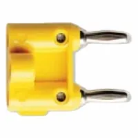POMONA Double Banana Plug: 1 1/2 in Lg, 15 A Max Current Measurement, 5,000 V Max Volt Measurement (MPN MDP-2)