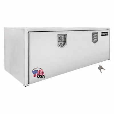 BUYERS PRODUCTS Underbody: Underbody Truck Box, Single Drop-Down Door Door, 24 in Overall Dp - Single Drop-Down Door Boxes
