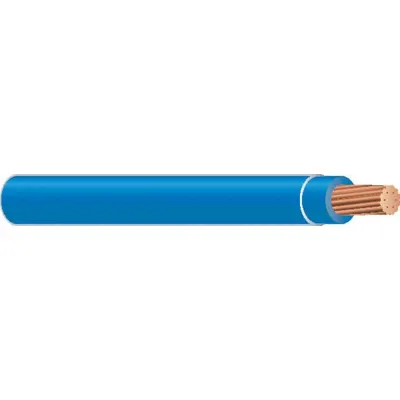 SOUTHWIRE Building Wire: Copper, 3/0 AWG, 1 Conductors, Stranded, Blue, 1,000 ft Lg - Copper THHN/THWN-2 Building Wires