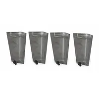 LOVEJOY Leg Kit: 3JWR7/3JWU2, 5.91 in Overall Ht, 2.52 in Overall Wd, 0.2 in Overall Thick, Aluminum (MPN 84527101302)