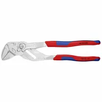 Plier Wrench: Flat, Push Button, 1 3/4 in Max Jaw Opening, 10 in Overall Lg, 19 Jaw Positions (MPN 86 05 250)