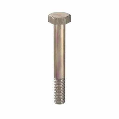 LINDSTROM Hex Head Cap Screw: Steel, Class 10.9, Zinc Yellow, M10, Metric, 75 mm lg - Class 10.9 Steel Hex Head Cap Screws