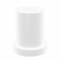OILITE Flanged Sleeve Bearing: PTFE, 3/8 in Bore, 1/2 in OD, 3/4 in Overall Lg, White, 10 PK (MPN VF-0608-06B)