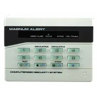 NAPCO Intrusion System Digital Keypads: 4 3/8 in Overall Ht, 1 1/8 in Overall Lg, LED (MPN RP1054E)