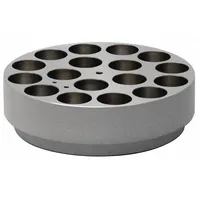 The VELP SCIENTIFIC MonoAluBlock is an accessory for ARE hot plate stirrers. Its MonoAluBlock design enables simultaneous stirring of multiple vials of identical dimensions, increasing throughput in sample preparation and mixing tasks
