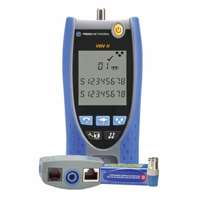 TREND NETWORKS Copper Cable Certifier: VDV II, Base Model, R158007, Certification, Ethernet - Copper Cable Verification Testers