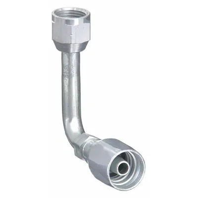 AEROQUIP Hydraulic Hose Fitting: -6 For Hose Dash Size, 5/8 in x 3/8 in Fitting Size - Steel Reusable Hydraulic Hose Fittings