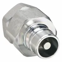 This EA Series hydraulic quick-connect coupling plug features a steel body and nitrile seal, with a 3/4 in female NPTF connection. Designed for quick, leak-free connection and disconnection of hydraulic lines in fluid power systems, it is commonly used in mobile equipment, machine tools, and hydraulic power units