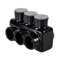 POLARIS Multitap Connector: 3 Port, Single-Sided Entry, 10 AWG – 2 AWG Wire Size, Gray (MPN IPLG1-3B)