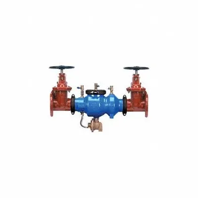 WILKINS Pressure Principle Backflow Preventer: 375A, Std Configuration, Ductile Iron - Zurn RPZ Backflow Preventers