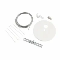 KEYSTONE TECHNOLOGIES Light Fixture Mounting Kit: For Use With Linear Arch Fixtures, 5 in Overall Lg (MPN KT-LALED-5CC-1-F-KIT)