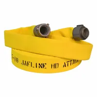 JAFLINE HD Fire Hose: Double Jacket, 2 1/2 in Hose Inside Dia, 25 ft Hose Lg, Yellow (MPN HD250Y025-NH250)