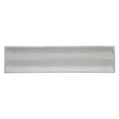 This 1 ft. x 4 ft. LED center-basket troffer replaces (2) lamp T8 fixtures. It delivers 4000 lumens at 4000K color temperature, consuming 35 W. Operates on 120 to 277V AC and is dimmable. Suitable for commercial and institutional overhead lighting applications.