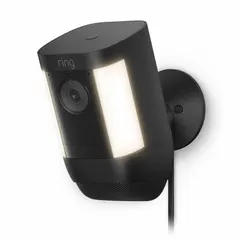 Wireless video surveillance camera with 1080p resolution and remote-activated security siren. Connects via 802.11 b/g/n on 2.4 GHz frequency. Suitable for outdoor perimeter monitoring, driveways, and entry points.