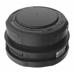 String trimmer head for use with compatible EGO power heads. Accepts 1/8 in diameter trimmer line. Overall length of 3 in. Designed for trimming grass and weeds along edges, fences, and around obstacles.