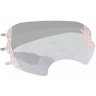 3M PAPR Lens Covers, Polyester Film, Side Adhesive, 25 Pack (FF-400-15) - 3M PAPR Lenses & Lens Covers