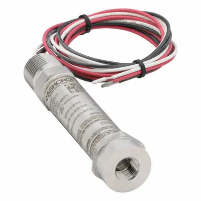 ASHCROFT Pressure Transmitter - Explosion-Proof with Conduit Connection & Wire Leads