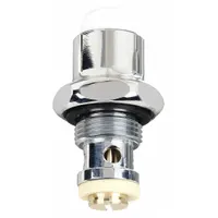 Brass cartridge including one bonnet, designed for the bonnet assembly of the B-0475 Knee Valve Series. Used as a replacement part in foot pedal and knee pedal faucet systems for hands-free water flow control