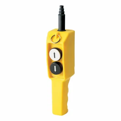 GIOVENZANA Pendant Control Station: (2) Push Buttons, 4NO, Up/Down, NEMA 4X - Push-Button Pendants