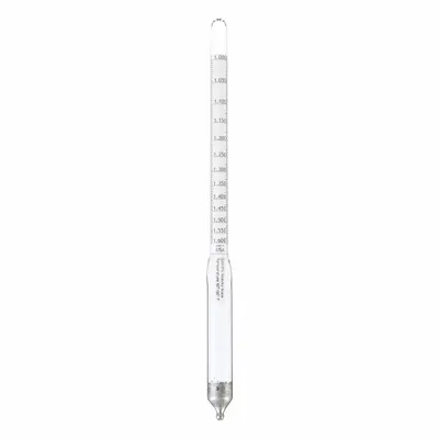 THERMCO Specific Gravity Hydrometer: Specific Gravity Plain Form, 1.000/1.600, 0.005 - Specific Gravity (Baume) Hydrometers