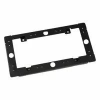 GROTE Mounting Plate: Mounting Plate, Black, Aluminum, 12 1/2 in Lg, 6 3/8 in Ht, 6 3/8 in Wd (MPN 98350)