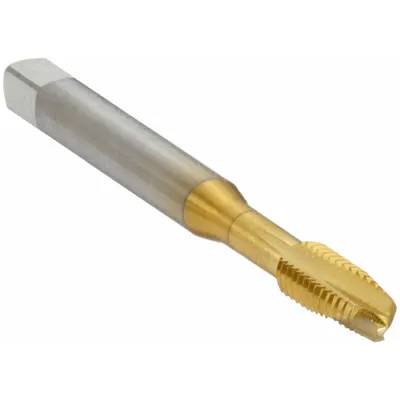 CHICAGO-LATROBE Spiral Point Tap: #8-32 UNC, H3 / 2B, 3 Flute, Plug Chamfer - General Purpose Spiral-Point Taps